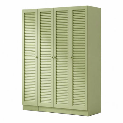LUNA LOUVER Metal Wardrobe