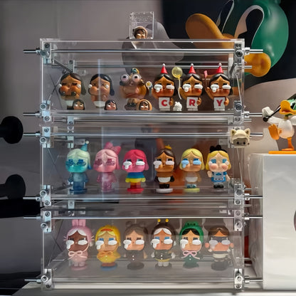 Clear Acrylic Double-Layer Storage Box