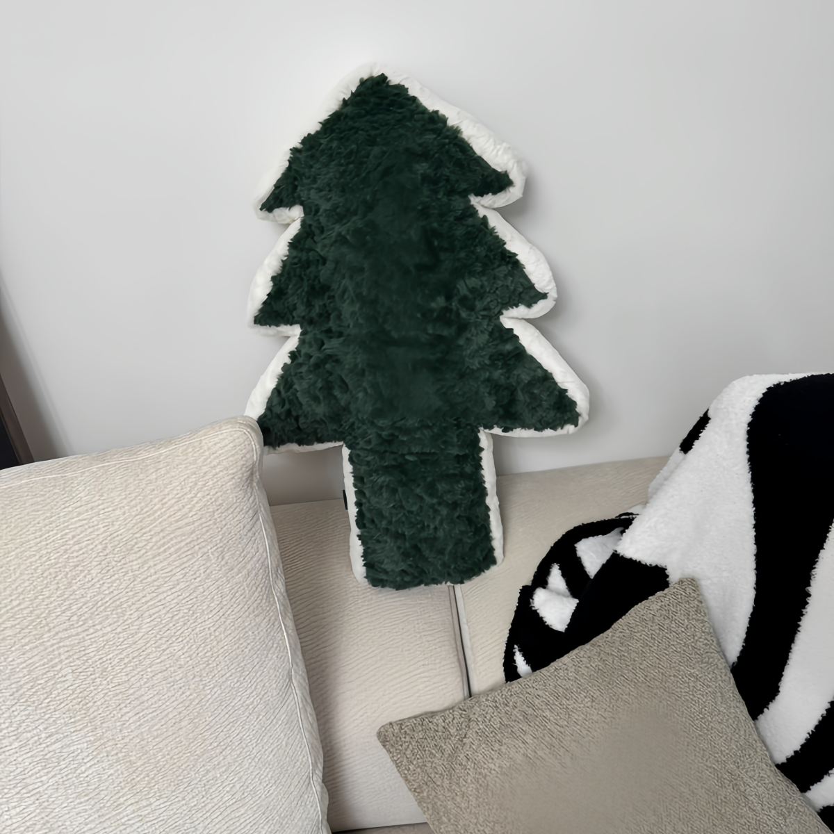 Coolercolour Pine Tree Plush Pillow