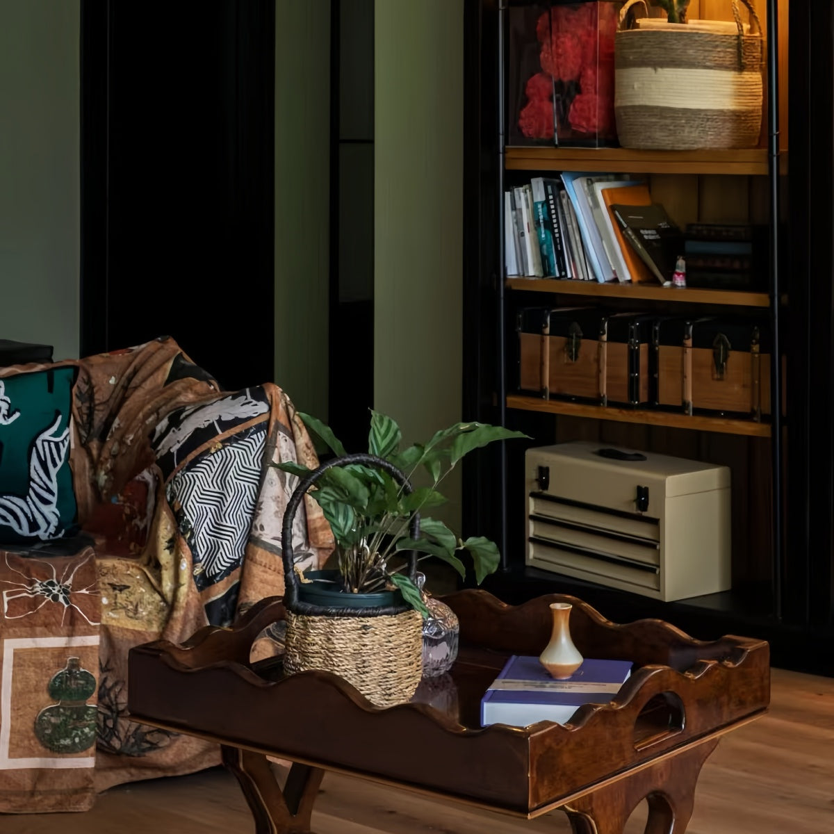Modern Industrial 3-Drawer Storage Tool Box