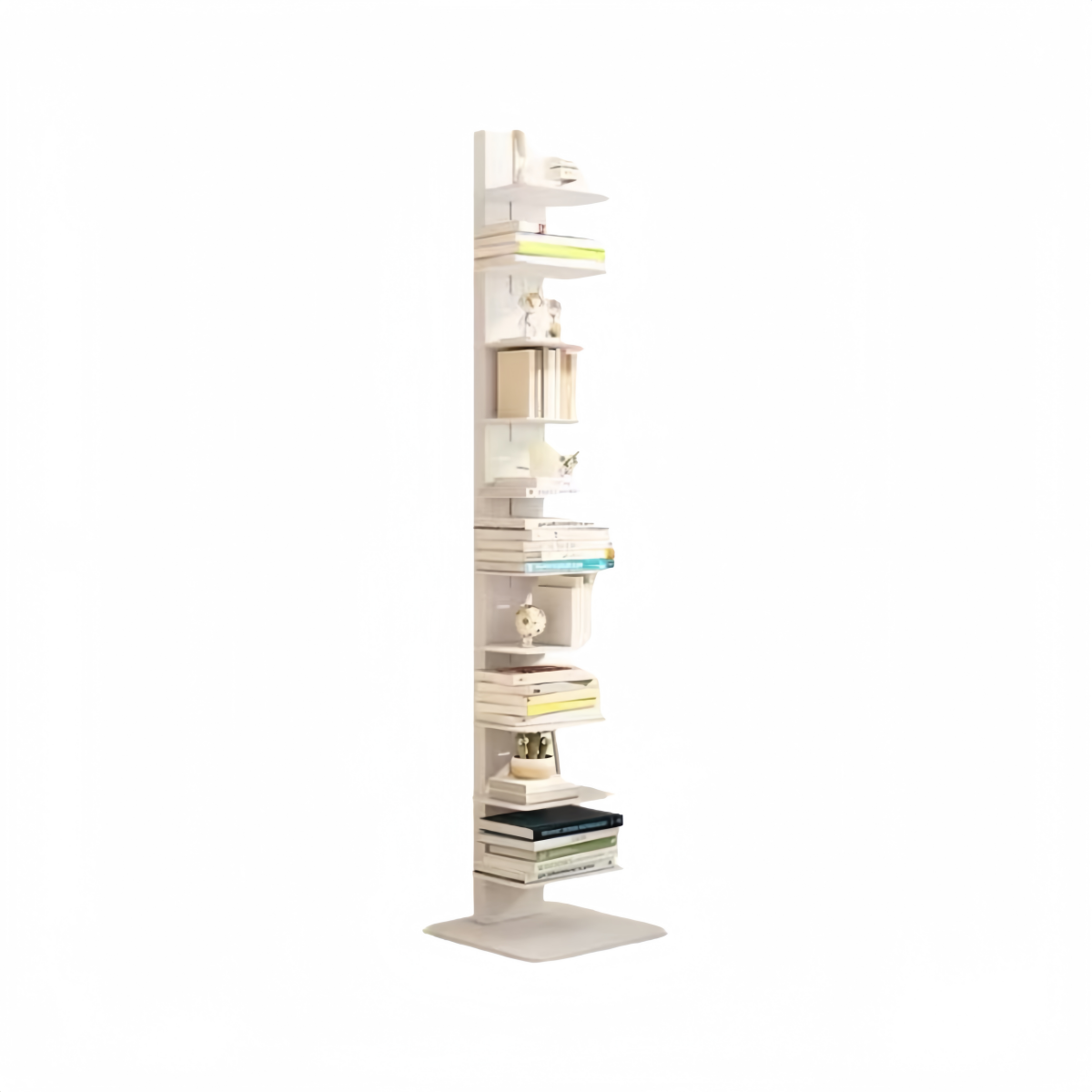 Slim Vertical Floating Book Rack