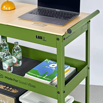 Industrial Chic Rolling Storage Cart