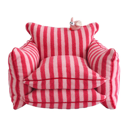 Cozy Stripes Lazy Sofa Chair