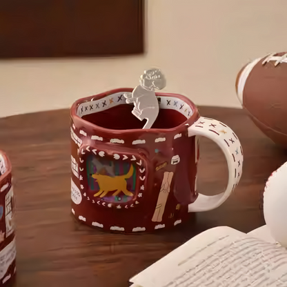 Patchwork Pups Vintage Ceramic Mug