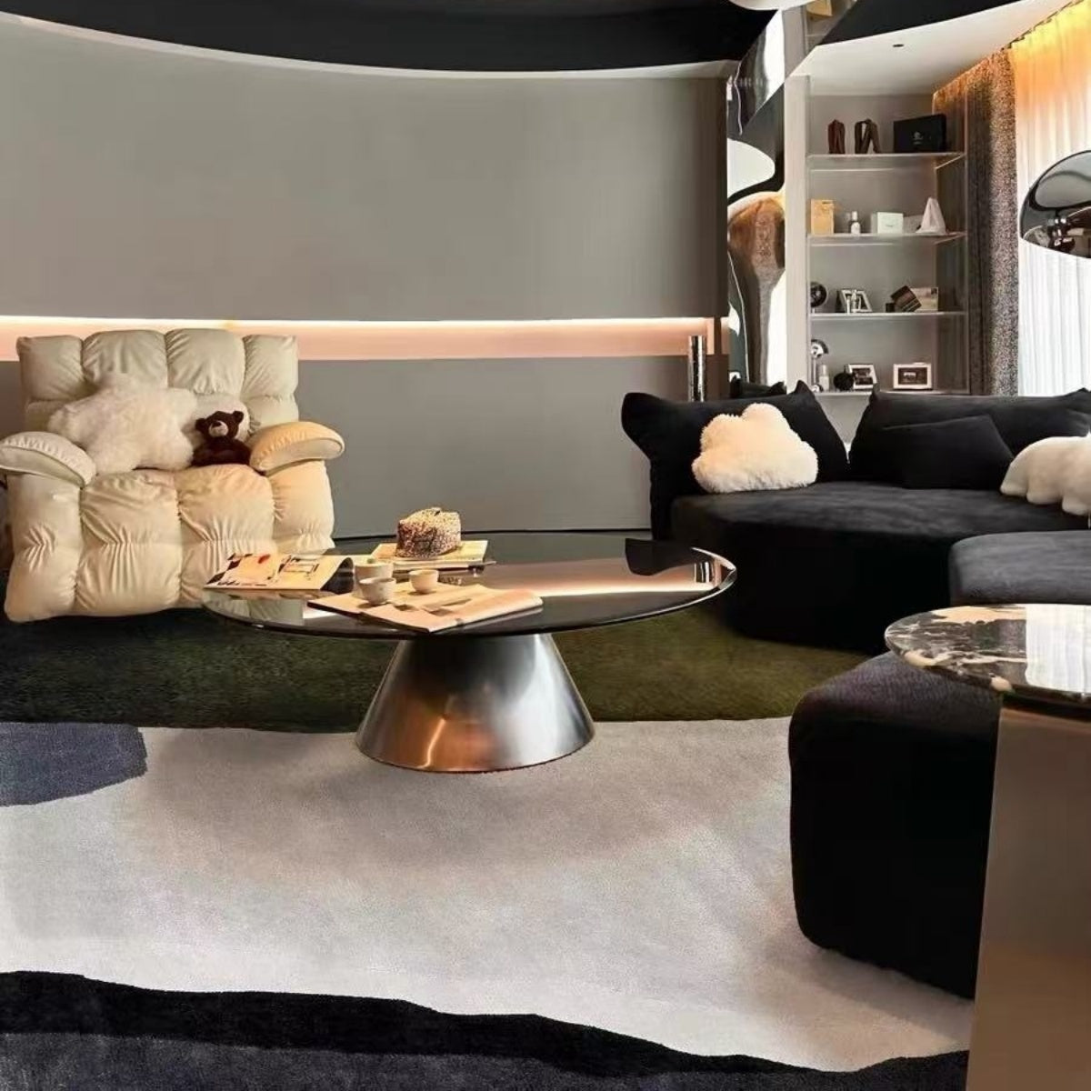 Aurora Luxe Irregular Area Rug