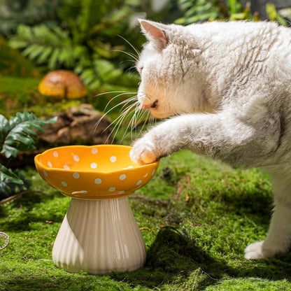 Toadstool pet bowl