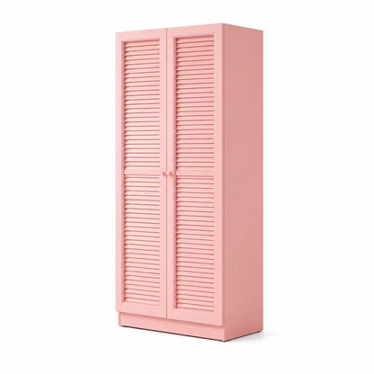 LUNA LOUVER Metal Wardrobe