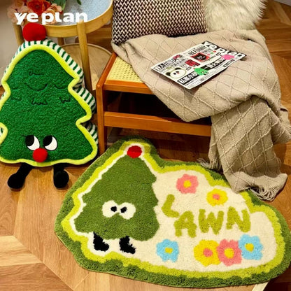 MerryTree Flocked Rug