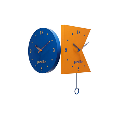 Axis Corner Double-Sided Wall Clock