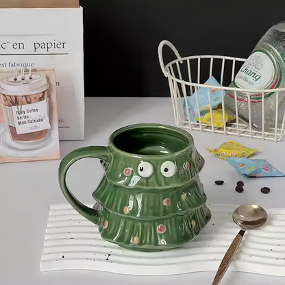 Handcrafted Christmas Ceramic Mug