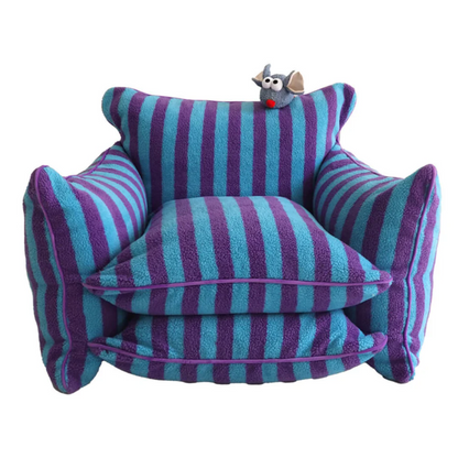 Cozy Stripes Lazy Sofa Chair