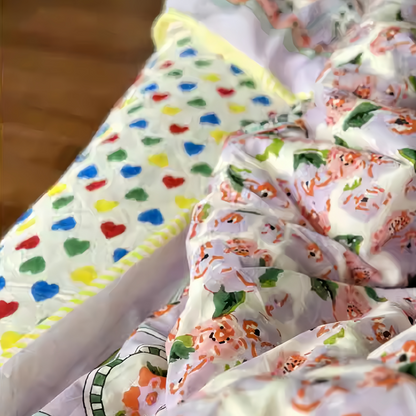Bloom Essence Cotton Bedding Set
