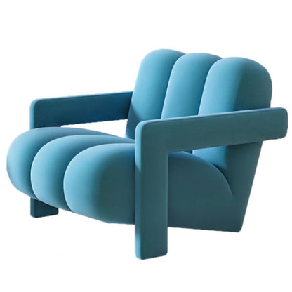 Blue Modern Flannel Lazy Chair|Stylish Comfort