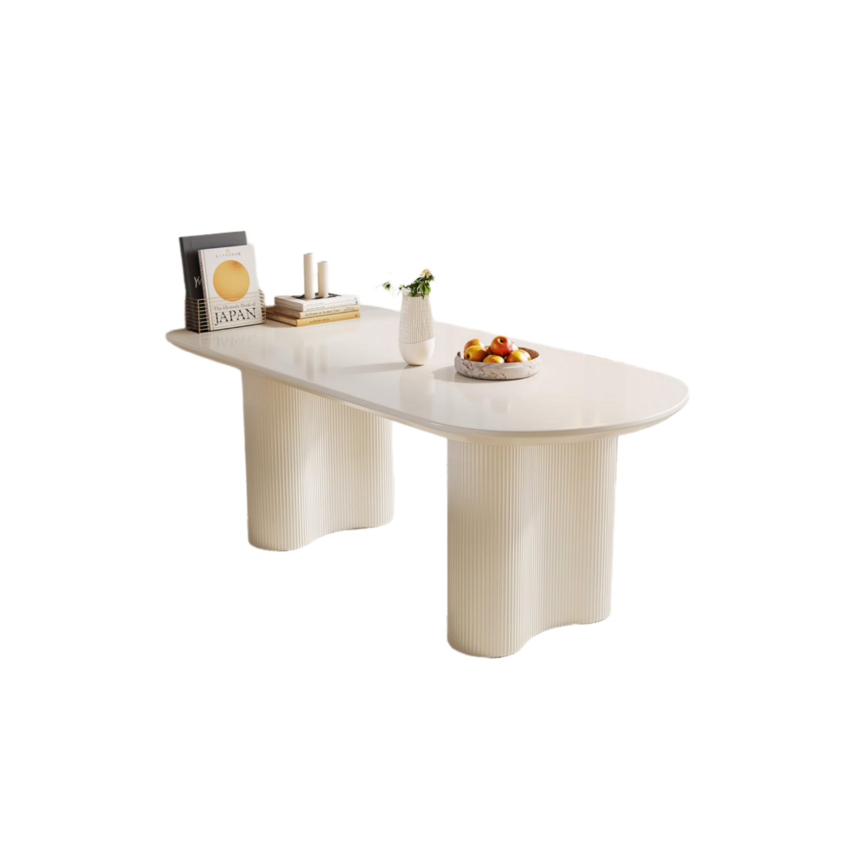 GraceNook White Oval Dining Table|Easy Assembly: Comes with all tools and clear instructions; responsive customer support included