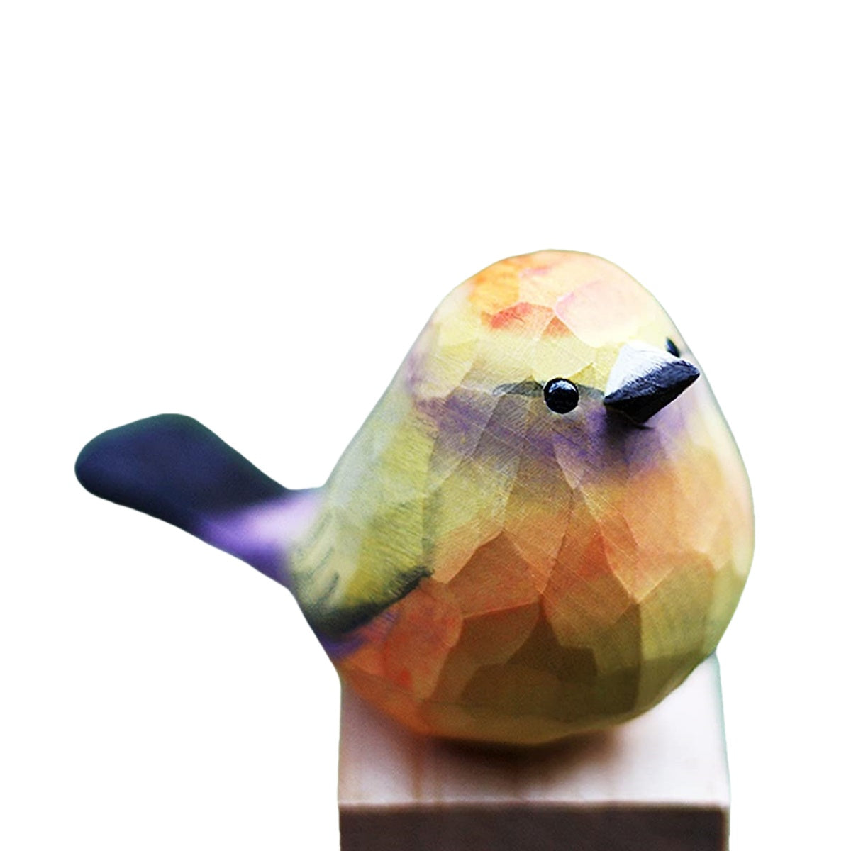 Leptopoecile Sophiae Hand-Carved Wooden Bird Figurine|Hand-Carved & Painted