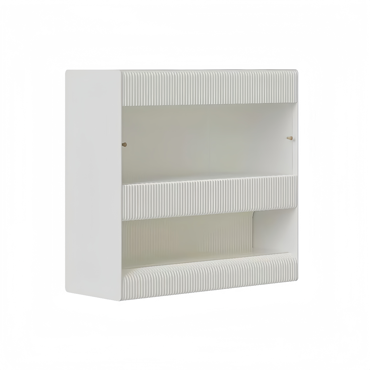 Modern Sliding Door Display CabinetModern textured panel|