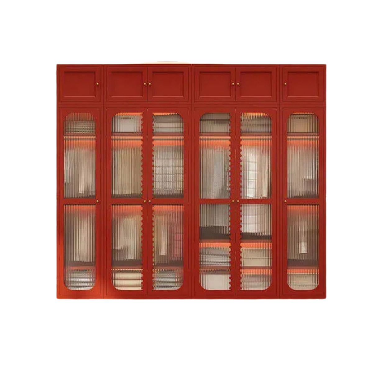 French Retro Steel Wardrobe