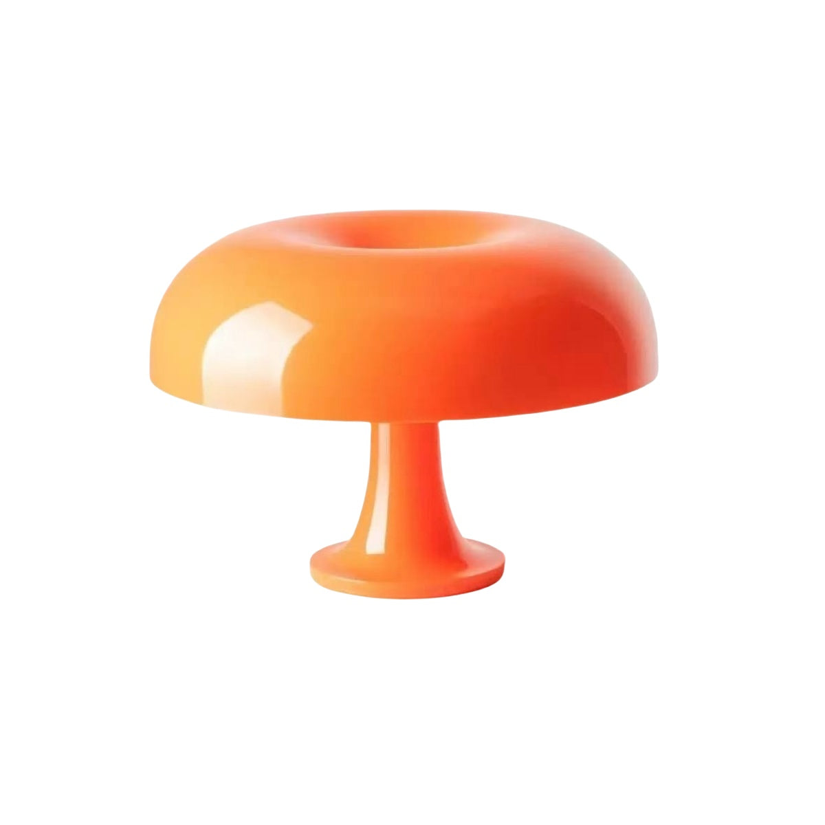 Orange Mushroom Table Lamp|Iconic mushroom silhouette with a vintage twist