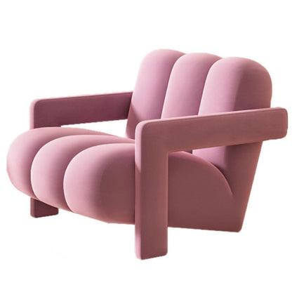 Pink Modern Flannel Lazy Chair|Versatile Use