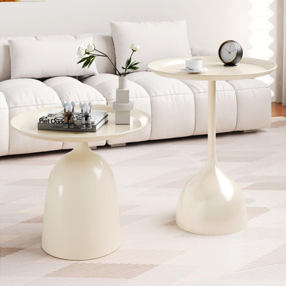 Modern Fluted Nesting Coffee Tables