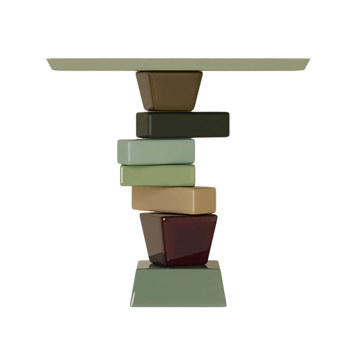 Creative Color Block Side Table & Console