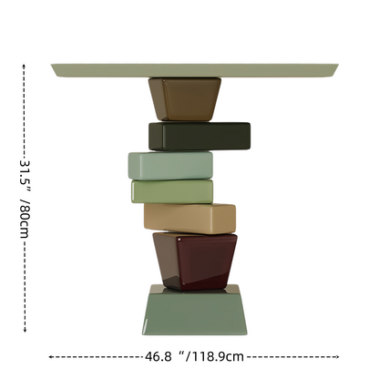 Creative Color Block Side Table & Console