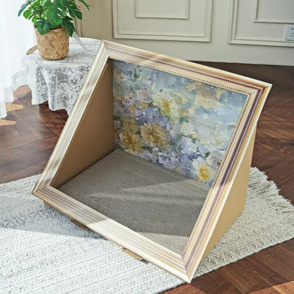 Oil Painting Cat Scratcher