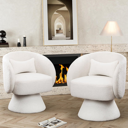Sable Swivel Barrel Chair