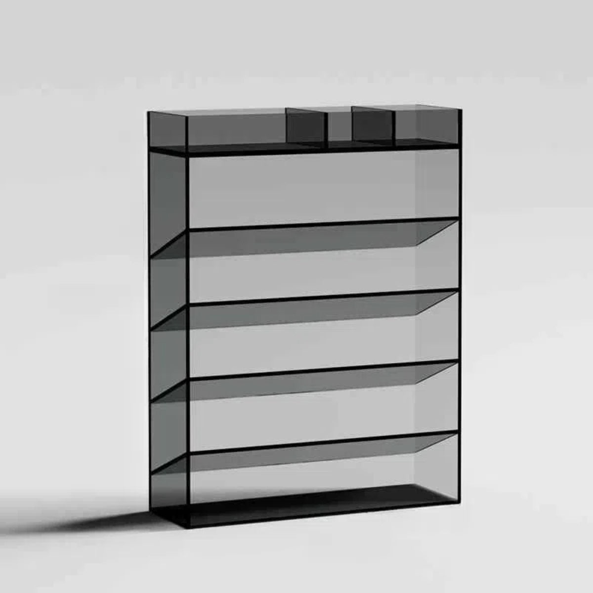 Sleek Acrylic Storage Shelf
