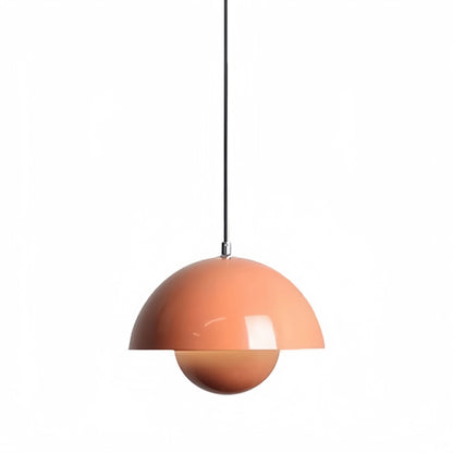 Minimalist Bud-Shaped Orb Pendant Light