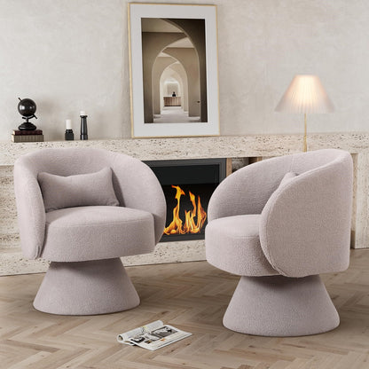 Sable Swivel Barrel Chair
