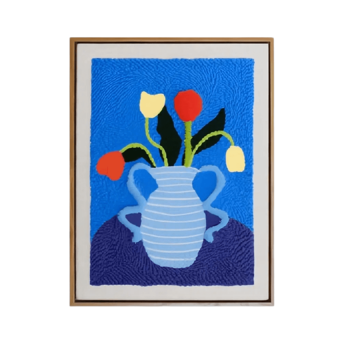 Blue Serenity – 3D Yarn Embroidery Art Kit
