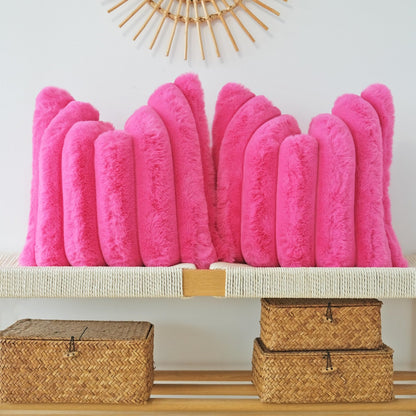 Faux Fur Plush Throw Pillow Covers