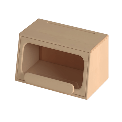 Slanted Cabinet (Deep) curio display cabinet|High-Transparency Acrylic Panels & Glass Doors