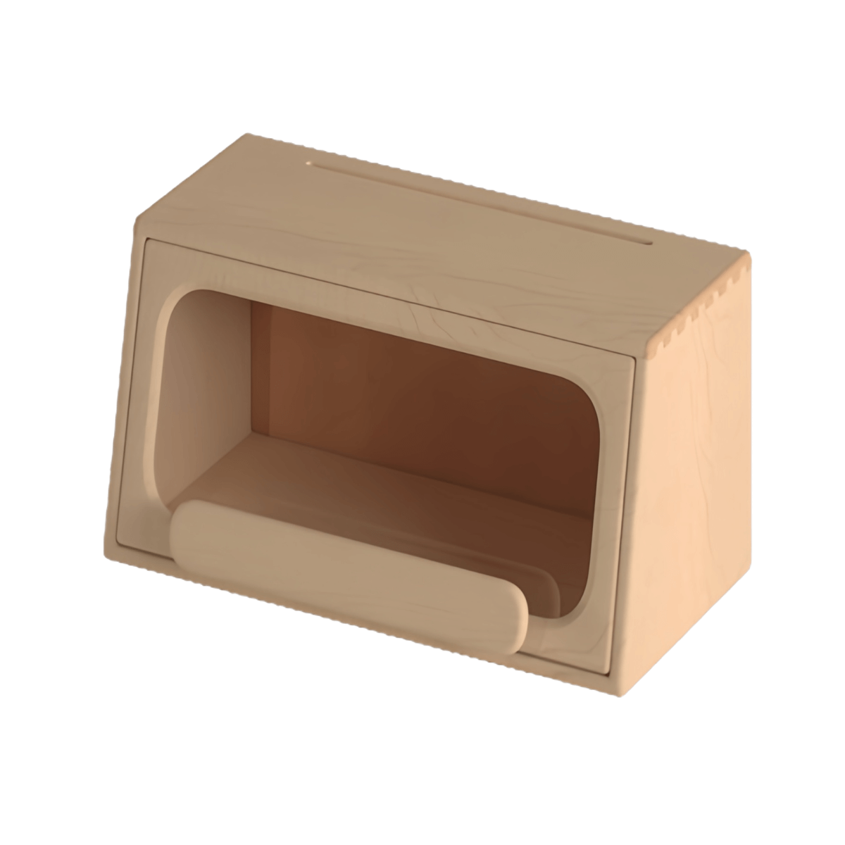 Slanted Cabinet (Shallow) Curio Display Cabinet|Premium Solid Hard Maple Construction