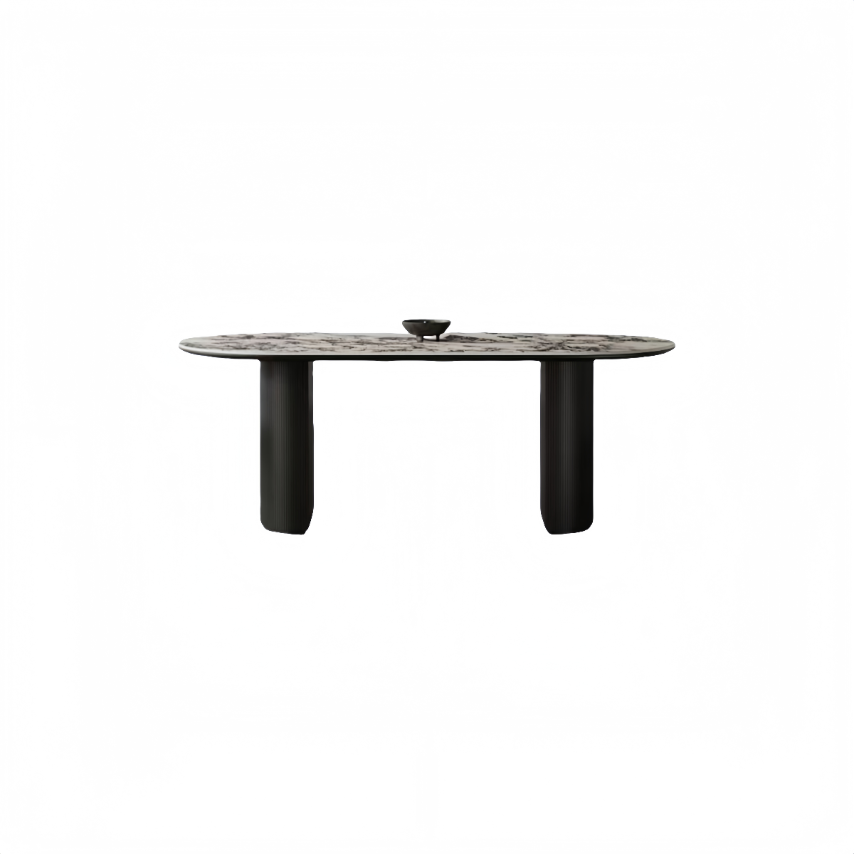 Thorne Slate Dining Table|Durable sintered stone tabletop with slate-inspired finish
