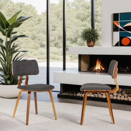 Arden Mid-Century Leopard Accent Chair