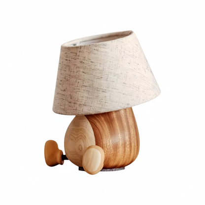 Wooden Cartoon Table Lamp|Adorable Design