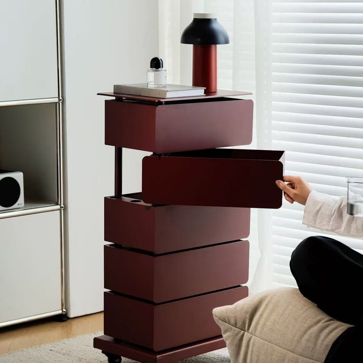 Lumi Stack Mobile 5-Tier Storage Cabinet