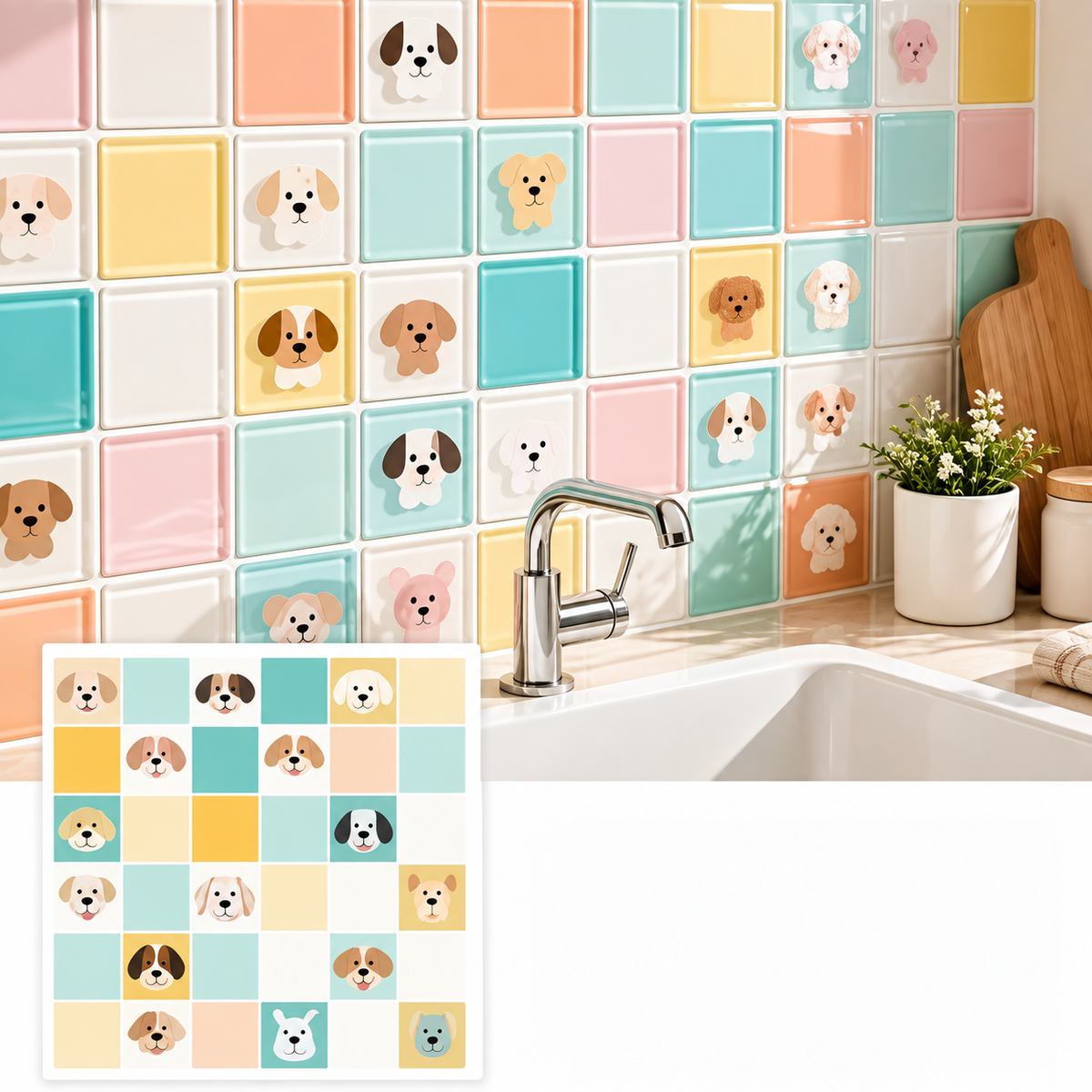 LumiWall 3D Decor - Peel & Stick Wall Stickers (Set of 3)