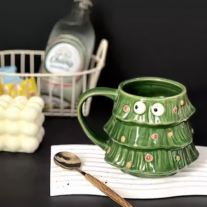 Handcrafted Christmas Ceramic Mug