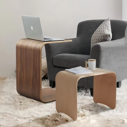 Portable U-Shaped Side Table