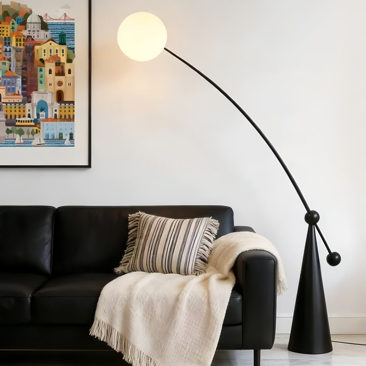 artistic balance lamp modern gallery style lighting
