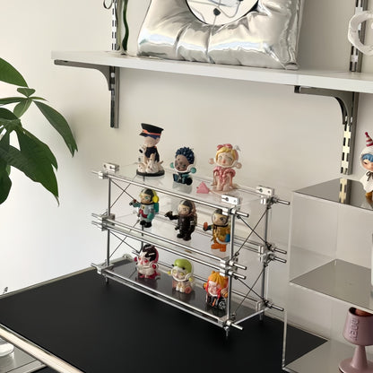 Clear Acrylic Double-Layer Storage Box