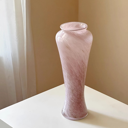 Blush Light Hand-Blown Glass Vase
