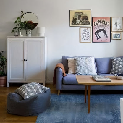 Hidden Serenity Blue Mansion Rug