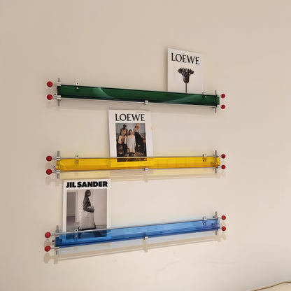 Modern Bauhaus Acrylic Magazine Rack