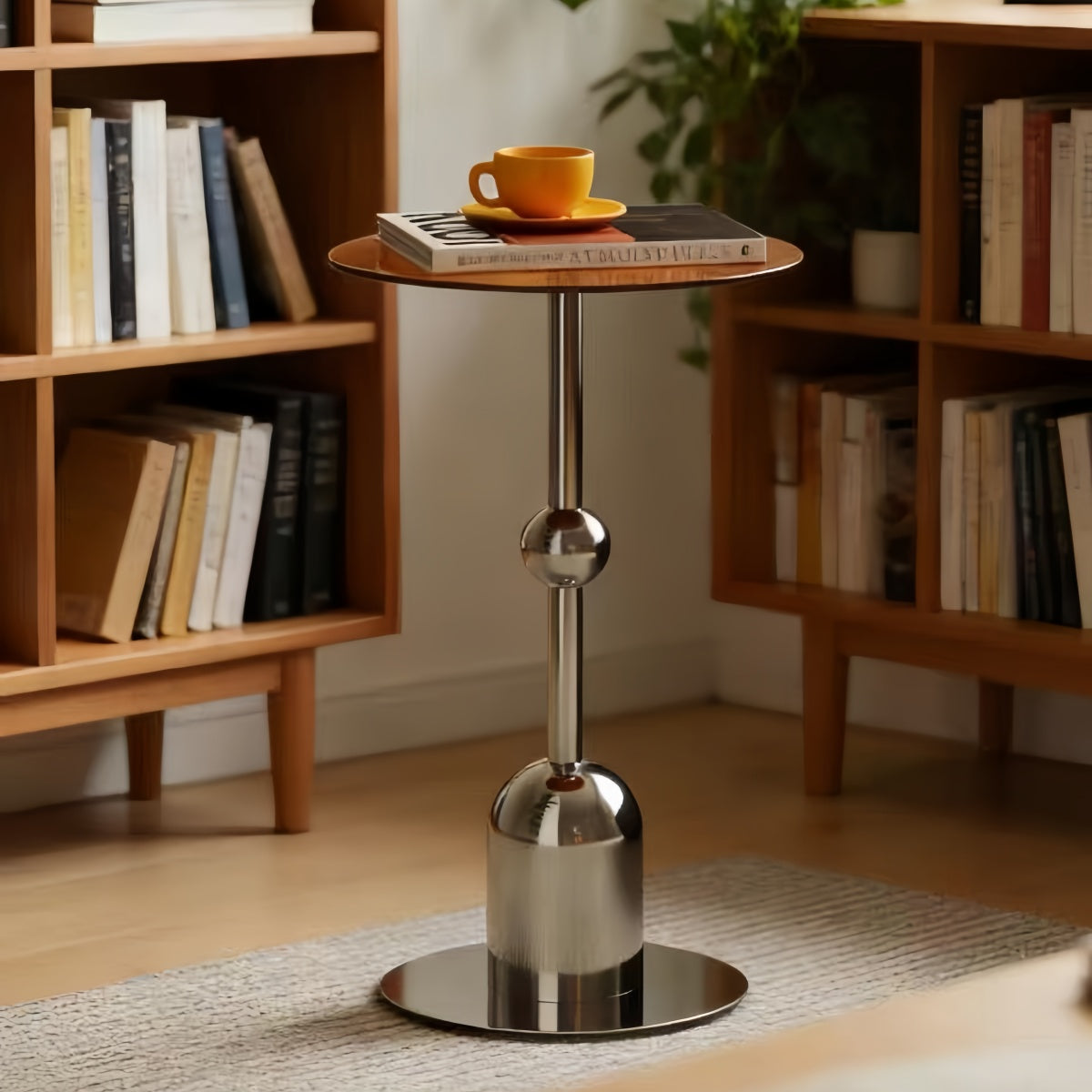 Retro Metallic Side Table