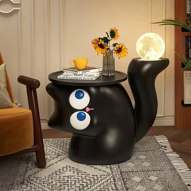 Playful Cat Eyes Side Table