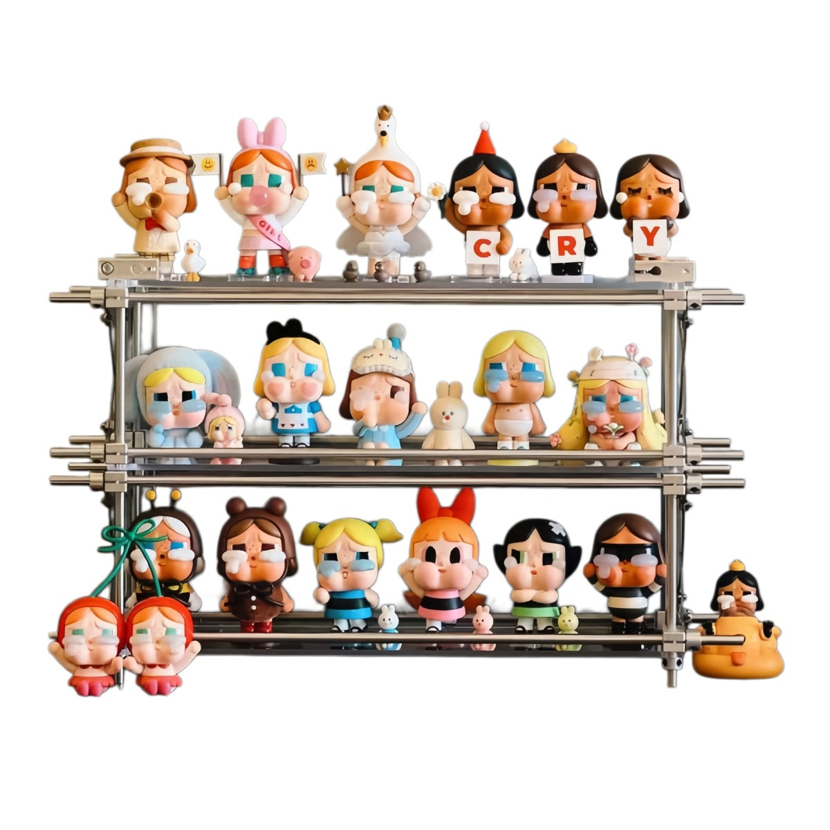 clear acrylic storage box double layer organizer